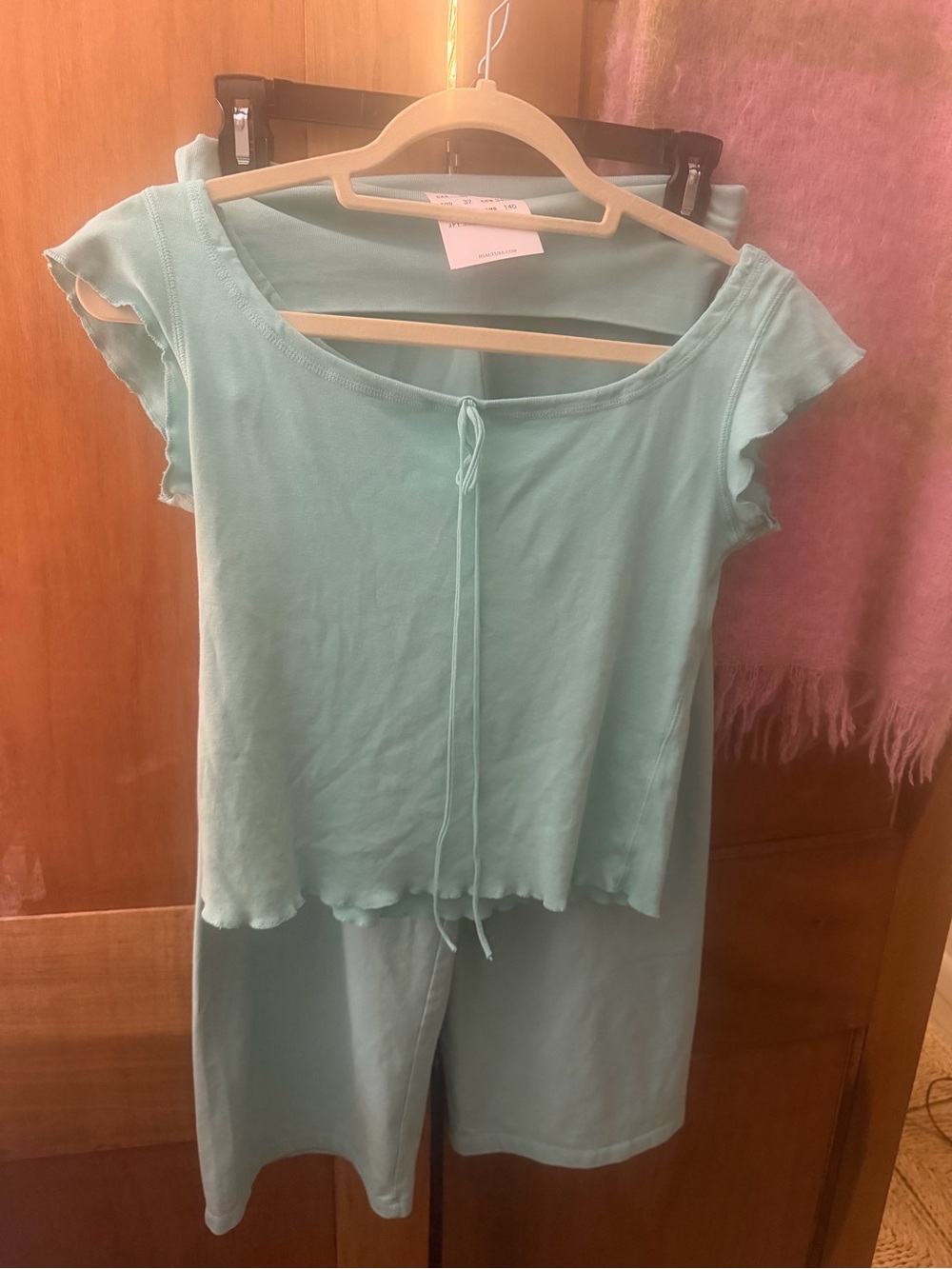 Brandy Melville Teal Capri Outfit🐬 *pants NWT